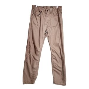 Levi's 505 Straight Fit Tan Jeans Mens, Sz 36